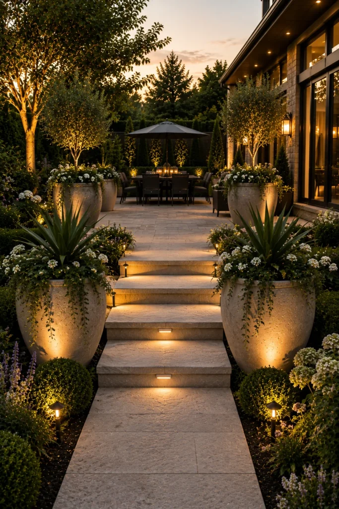 Add Large Decorative Planters