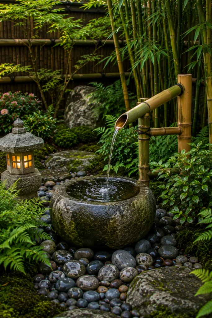 Add a Bamboo Water Spout