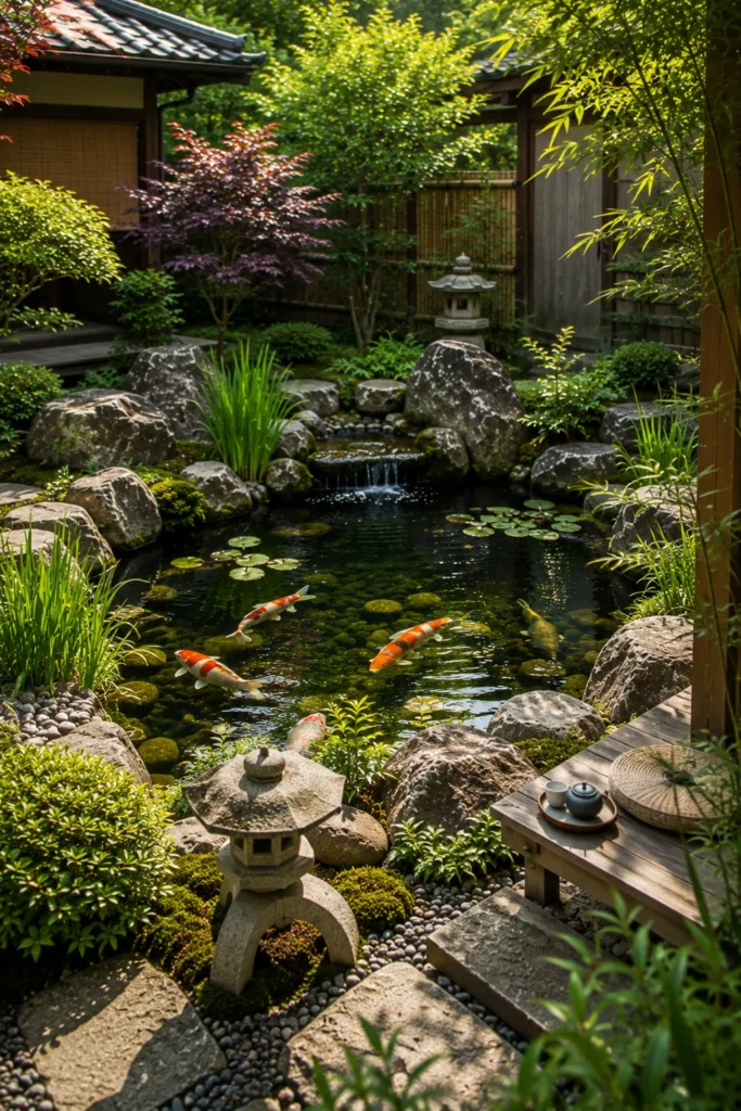 Add a Small Koi Pond