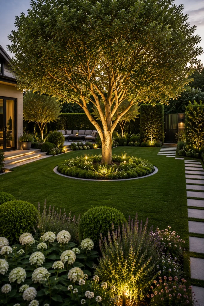 Add a Statement Garden Tree