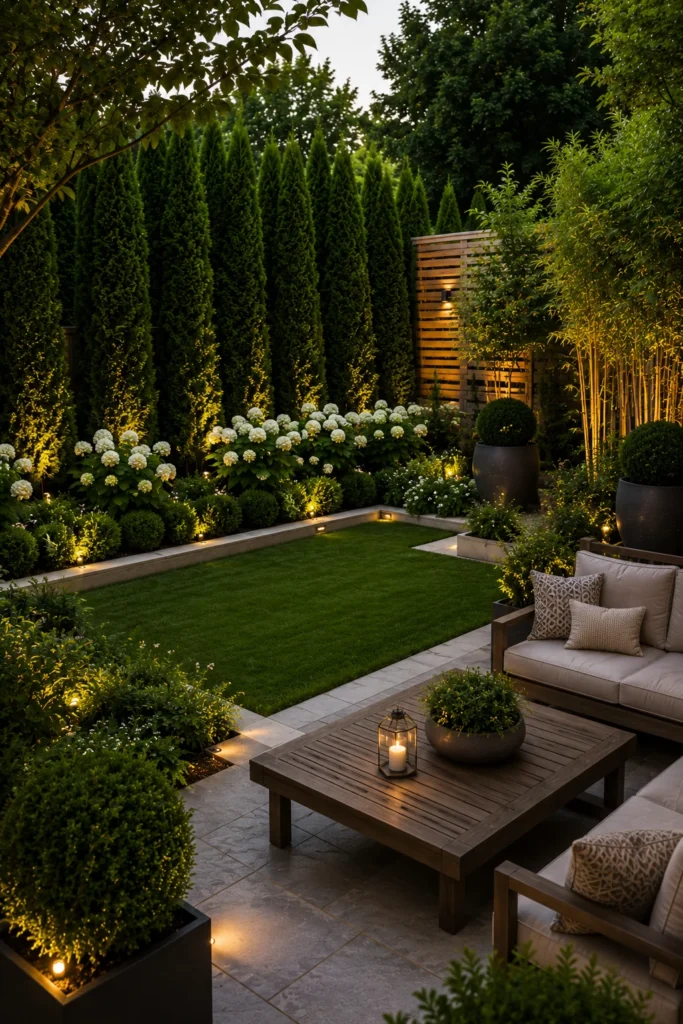 Create a Private Garden With Tall Greenery