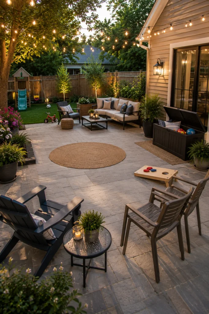  Family Patio With Flexible Seating
