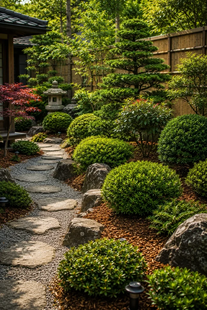 Use Evergreen Shrubs for Structure