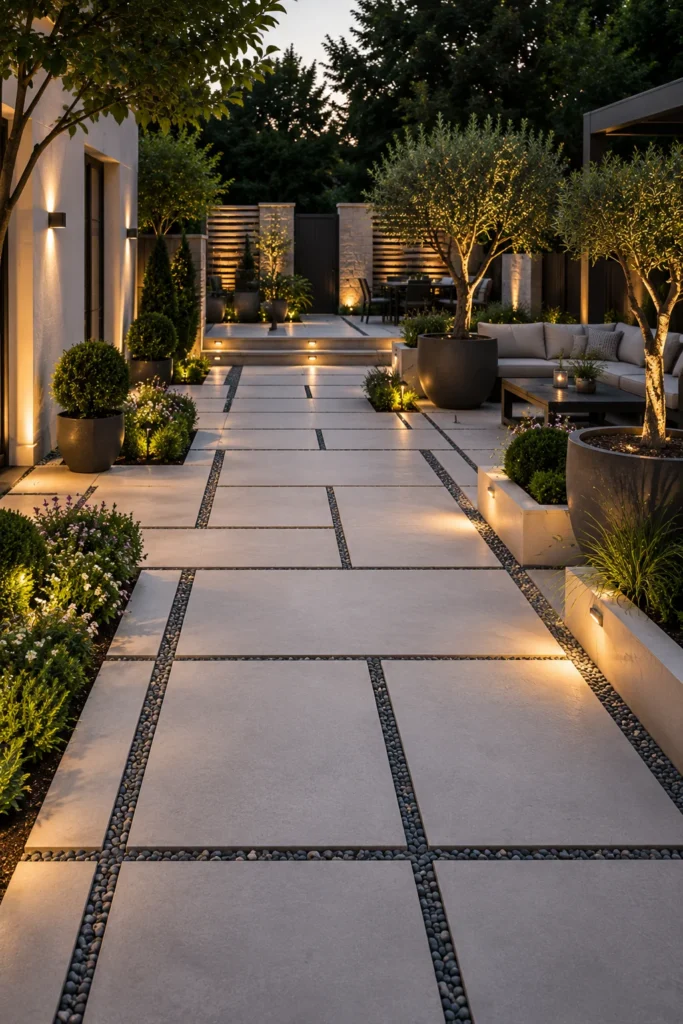 Use Large Paving Slabs for a High-End Look