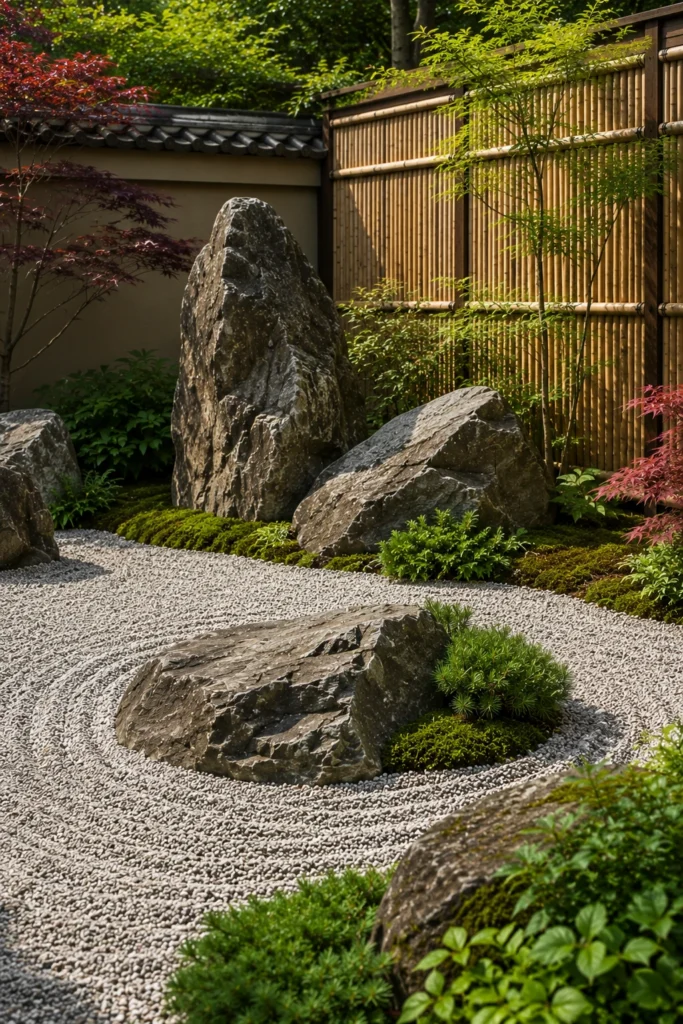 Use Large Rocks as Garden Features