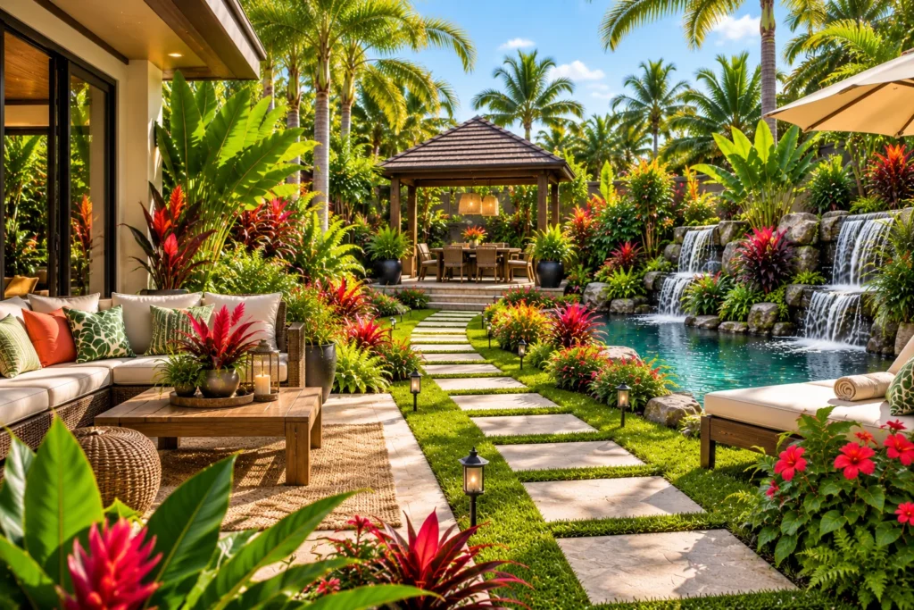 25+ Tropical Garden Ideas for a Dreamy Backyard