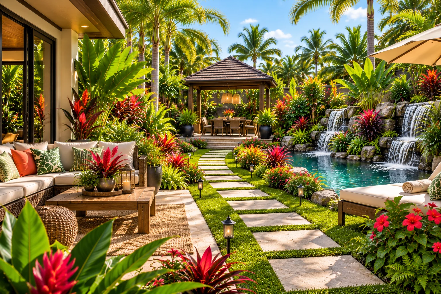 25+ Tropical Garden Ideas for a Dreamy Backyard