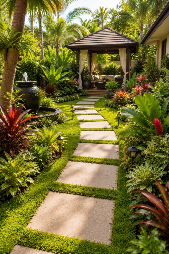 Build a Tropical Stepping-Stone Path