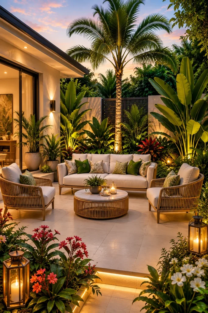 Create a Tropical Outdoor Patio