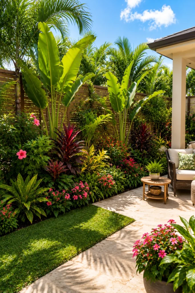 Create a Tropical Privacy Screen