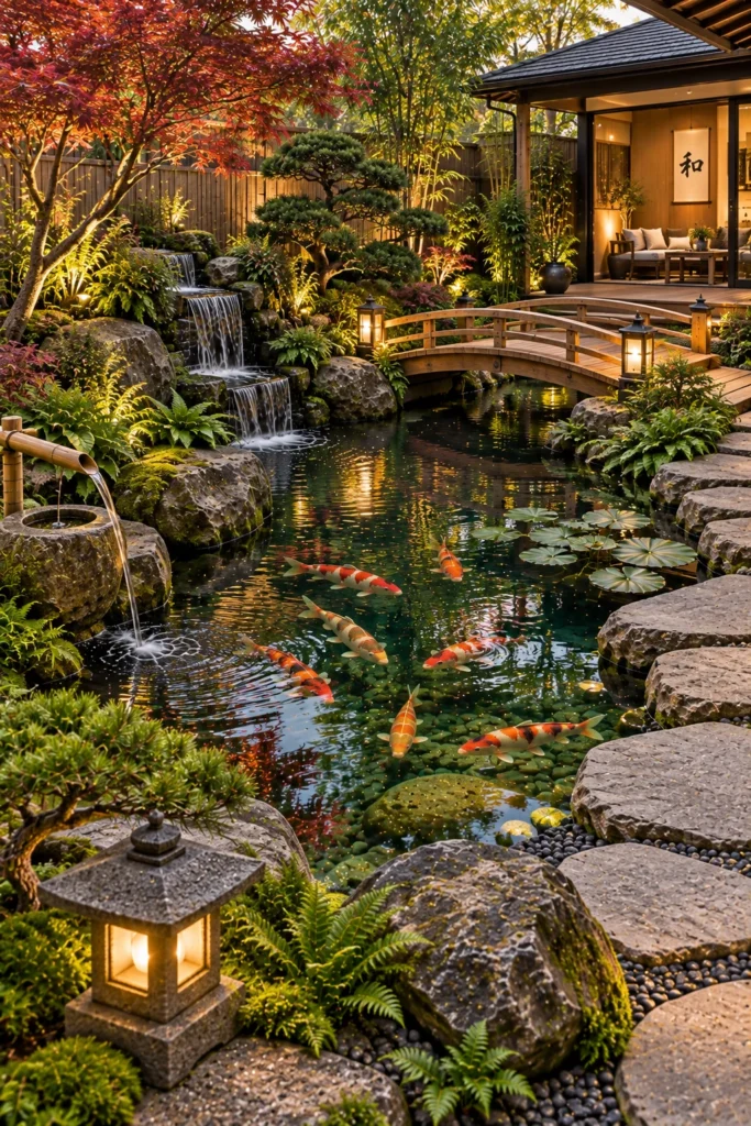  Japanese-Inspired Koi Pond