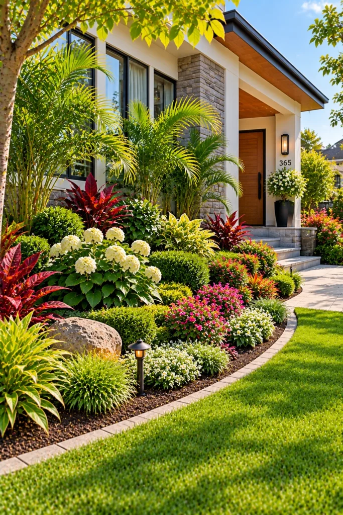 Layered Front Garden