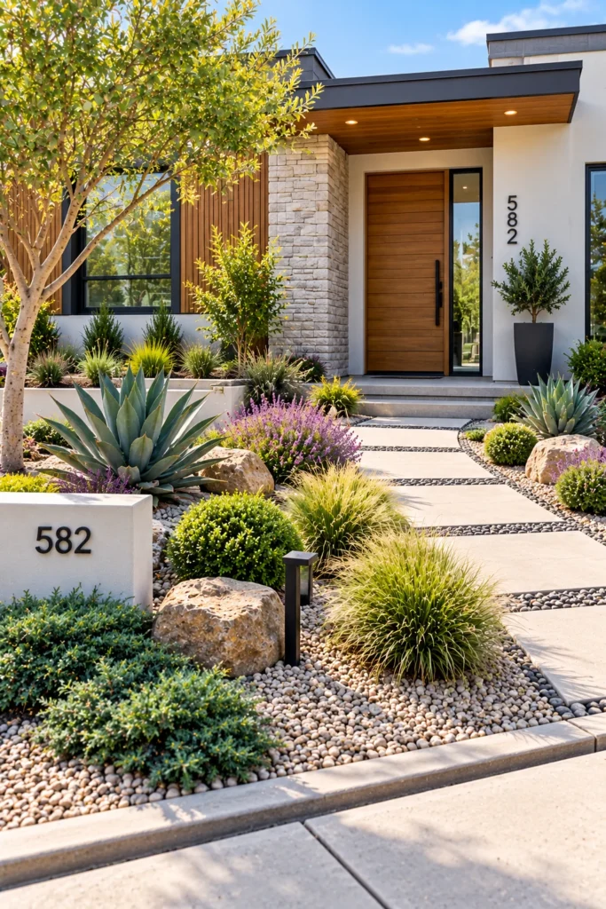 Low-Maintenance Front Yard