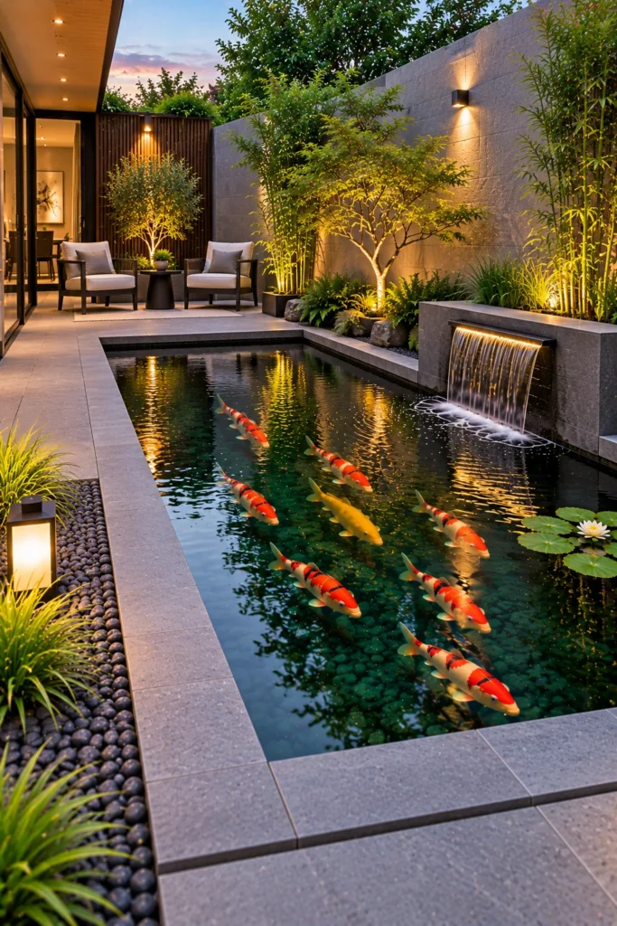 Minimalist Koi Pond