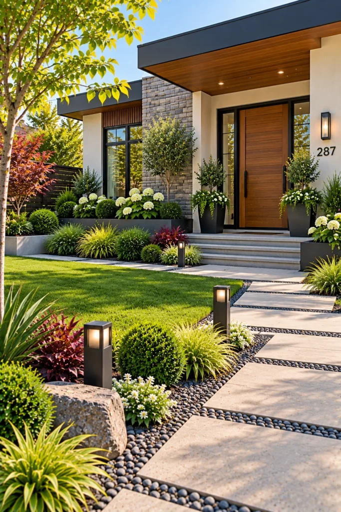  Modern Front Yard With Clean Lines