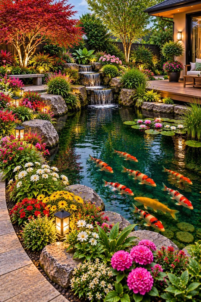 Pondside Flower Bed