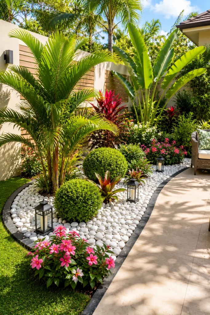Use White Decorative Stones